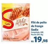 Oferta de Sadia - Filé De Peito De Frango por R$19,98 em Sam's Club