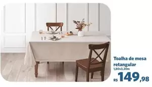 Oferta de De   - Toalha De Mesa por R$149,98 em Sam's Club