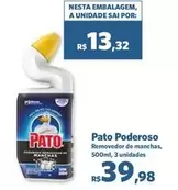 Oferta de Pato - Removedor De Manchas por R$39,98 em Sam's Club