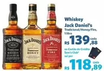 Oferta de Jack Daniel´s - Whiskey por R$139,88 em Sam's Club