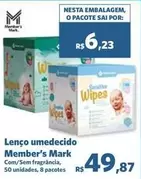 Oferta de Pacote - Lenço Umedecido por R$49,87 em Sam's Club