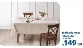 Oferta de De   - Toalha De Mesa por R$149,98 em Sam's Club