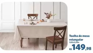 Oferta de De   - Toalha De Mesa por R$149,98 em Sam's Club