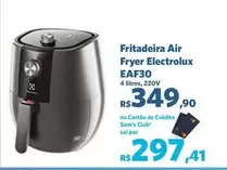 Oferta de Electrolux - Fritadeira Air Fryer EAF30 por R$297,41 em Sam's Club