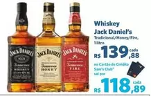 Oferta de Jack Daniel´s - Whiskey por R$139,88 em Sam's Club