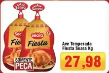 Oferta de Seara - Ave Temperada Fiesta por R$27,98 em Spani Atacadista