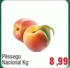 Oferta de Nacional - Pêssego Nacional por R$8,99 em Spani Atacadista