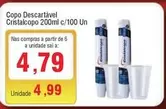 Oferta de De   - Copo Descartável Cristalcopo por R$4,79 em Spani Atacadista