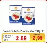 Oferta de Piracanjuba - Creme De Leite por R$2,69 em Spani Atacadista