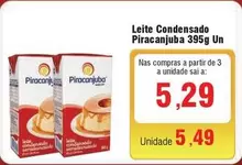 Oferta de Piracanjuba - Leite Condensado por R$5,29 em Spani Atacadista