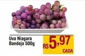 Oferta de Uva Bandeja por R$5,97 em Max Atacadista