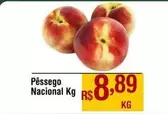 Oferta de Nacional - Pêssego Nacional por R$8,89 em Max Atacadista