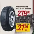 Oferta de De   - Pneu Lake 175/75 R14 Unidade por R$279 em Max Atacadista