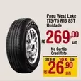 Oferta de De   - Pneu West Lake 175/75 R13 85t por R$269 em Max Atacadista