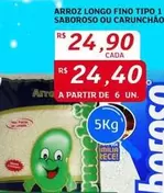 Oferta de Saboroso - Arroz Fino Tipo 1 por R$24,9 em Assaí Atacadista