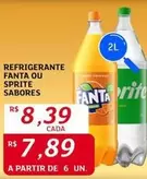 Oferta de Sabores - Refrigerante Fanta Ou Sprite por R$8,39 em Assaí Atacadista