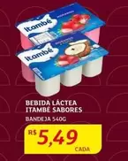 Oferta de Itambé - Bebida Láctea Sabores por R$5,49 em Assaí Atacadista