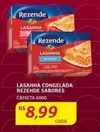 Oferta de Rezende - Lasanha Congelada Sabores por R$8,99 em Assaí Atacadista