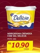 Oferta de Delícia - Margarina Cremosa Com Sal por R$10,9 em Assaí Atacadista