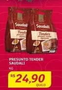 Oferta de Saudali - Presunto Tender por R$24,9 em Assaí Atacadista