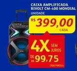 Oferta de Mondial - Caixa Amplificada Bivolt CM-400 por R$399 em Assaí Atacadista