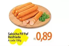 Oferta de Pif Paf - Salsicha por R$0,89 em Atacadão