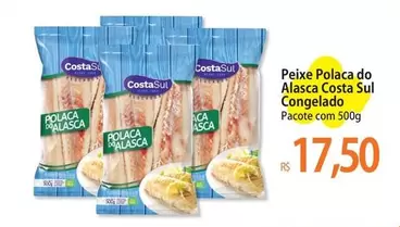 Oferta de Costa sul - Peixe Polaca Do Alasca por R$17,5 em Atacadão