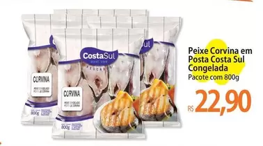 Oferta de Costa sul - Peixe Corvina Em Posta por R$22,9 em Atacadão