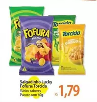 Oferta de Fofura - Salgadinho Locky por R$1,79 em Atacadão