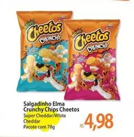 Oferta de Elma - Salgadinho Crunchy Chips Cheetos por R$4,98 em Atacadão