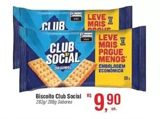 Oferta de Original - Biscoito Club Social por R$9,9 em Fort Atacadista