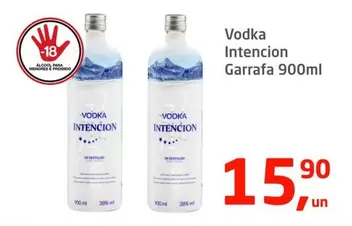 Oferta de Intencion - Vodka por R$15,9 em Tenda Atacado