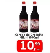 Oferta de Milani - Xarope de Groselha por R$10,99 em Tenda Atacado