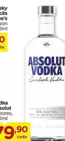 Oferta de Absolut - Vodka por R$79,9 em Carrefour