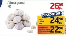 Oferta de A Granel - Alho por R$26,5 em Tenda Atacado