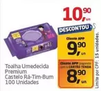 Oferta de Premium - Toalha Umedecida por R$10,9 em Tenda Atacado