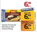 Oferta de Yoki - Farofa Pronta De Mandioca por R$6,99 em Tenda Atacado