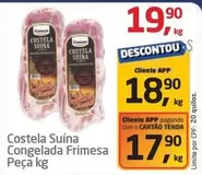 Oferta de Frimesa - Costela Suína Congelada por R$19,9 em Tenda Atacado