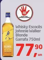 Oferta de Johnnie Walker - Whisky Escoces Blonde por R$77,9 em Tenda Atacado