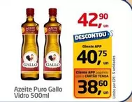 Oferta de Gallo - Azeite Puro Vidro por R$42,9 em Tenda Atacado