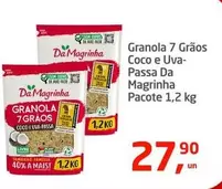 Oferta de Da Magrinha - Granola 7 Grãos Coco E Uva- Passa por R$27,9 em Tenda Atacado