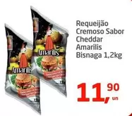 Oferta de Amarilis - Requeijão Cremoso Sabor Cheddar por R$11,9 em Tenda Atacado