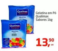 Oferta de Qualimax - Gelatina Em Po por R$13,9 em Tenda Atacado