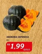 Oferta de Abóbora Japonesa por R$1,99 em Assaí Atacadista