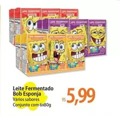 Oferta de Bob - Leite Fermentado Bob Esponja por R$5,99 em Atacadão