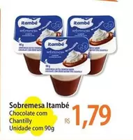 Oferta de Itambé - Sobremesa Chocolate Com Chantilly por R$1,79 em Atacadão