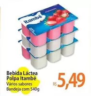 Oferta de Itambé - Bebida Láctea Polpa por R$5,49 em Atacadão