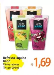 Oferta de Kapo - Refresco Líquido por R$1,69 em Atacadão