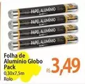 Oferta de De   - Folha De Alumínio Globo por R$3,49 em Atacadão