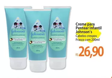 Oferta de Johnson's - Creme Para Pentear Infantil por R$26,9 em Atacadão